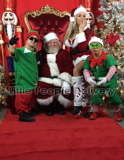 Midget Christmas Elf And Elves Long Beach